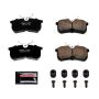 PowerStop Z23-886 PowerStop - Z23 Daily Driver Carbon-Fiber Ceramic Brake Pads with Hardware Kit