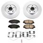 PowerStop CRK6488 Genuine Geomet Coated Rotor and Low-Dust Ceramic Brake Pad Kit