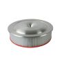 MOROSO MOR65920 16in Alum. Air Cleaner - Low Profile 7-5/16 Neck