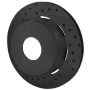 Wilwood 160-6973-BK Rotor-1.91in Offset-SRP-BLK-Drill-LH 12.19 x .810 - Blank