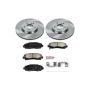 PowerStop KOE5939 OE Stock Replacement Low-Dust Ceramic Brake Pad and Rotor Kit