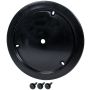 ALLSTAR PERFORMANCE ALL44242 Universal Wheel Cover Black 3 Hole Bolt-on