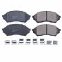 PowerStop 17-798 PowerStop - Z17 Low-Dust Ceramic Brake Pads with Hardware