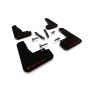 Rally Armor MF91-UR-BLK-RD Black Mud Flap/Red Logo