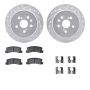 Dynamic Friction 7512-76023 Rotor Kit
