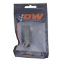 DeatschWerks 8AN Female Swivel Straight Hose End PTFE (Incl 1 Olive Insert) - Anodized Matte Black