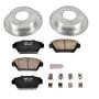 PowerStop K684 Z23 Daily Driver Carbon-Fiber Ceramic Brake Pad and Drilled & Slotted Rotor Kit