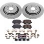 PowerStop K4702 Z23 Daily Driver Carbon-Fiber Ceramic Brake Pad and Drilled & Slotted Rotor Kit