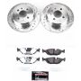 PowerStop K4804-26 Z26 Street Performance Ceramic Brake Pad and Drilled & Slotted Rotor Kit