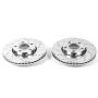 PowerStop EBR833XPR PowerStop Evolution Performance Drilled, Slotted & Plated Brake Rotor Pair