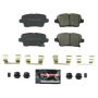 PowerStop Z23-2189 PowerStop - Z23 Daily Driver Carbon-Fiber Ceramic Brake Pads with Hardware Kit
