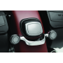 Kuryakyn 2907 Tracer L.E.D. Front Turn Signal Insert, Red Light, Smoke Lens 1156