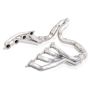 Stainless Works CT19HCATY 2019+ Chevrolet Silverado 5.3L Catted Headers 1-7/8in Primaries 3in Leads Y-Pipe