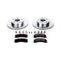 PowerStop K2149 Z23 Daily Driver Carbon-Fiber Ceramic Brake Pad and Drilled & Slotted Rotor Kit