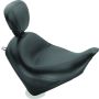 Mustang Motorcycle 79628 Mustang 10-21 Honda VT1300CX Fury Wide Touring Solo Seat w/Driver Backrest - Black