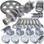 Eagle B15504L03068 Chevrolet SBC 1pc Seal 383ci Balanced Rotating Assembly Kit w/168 Tooth Flexplate