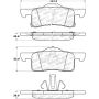 Stoptech 308.09350 Street Brake Pads