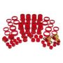 Prothane 1-2016 93-98 Jeep Grand Cherokee Total Kit - Red