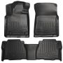 HUSKY LINERS HSK98581 07-11 Tundra CrewMax Floor Liners Black