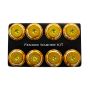 NRG Fender Washer Kit w/Color Matched M8 Bolt Rivets For Plastic (Rose Gold) - Set of 8