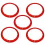 Ford Racing M-1021K-BLR 2021-2025 Bronco Beadlock Trim Ring Kit-Red