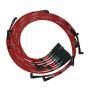 Moroso 52560 BB Chrysler Mopar 361/383/400/440 Str Plug Boots HEI SleevedUltra Spark Plug Wire Set - Red