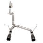 CORSA Performance 21122BLK Corsa 2007-2018 Jeep Wrangler JKU 3.6L Sport 2.75in Cat-Back Exhaust w/ Single 4in Black Tips