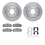 Dynamic Friction 6212-68001 Rotor Kit