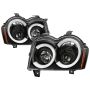 SPYDER 5086129 Light Bar Projector Headlights - Black