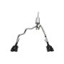 CORSA Performance 21238BPC Corsa 2022-2024 Chevrolet Silverado 1500 Cat-Back Dual Rear Exit with Twin 4in Black Tips