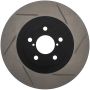 Stoptech 126.47018SR Power Slot 02-10 WRX Front Right Sportstop Slotted Rotor
