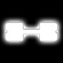 Oracle Lighting 3140-X-001 Universal Illuminated LED Letter Badges - Matte White Surface Finish - X