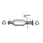 AP Exhaust 919881 CARB (CA, CO, NY, ME) Catalytic Converter