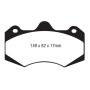 EBC Brakes DP4062R Yellowstuff Street And Track Brake Pads