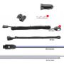 XKGLOW XK-FO-STA XK Glow Fiber Optic Roll 3pc LED Head XKchrome App Controlled Fiber Optic LED Accent Light Kit 6ft