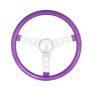 GRANT GRT8443 Steering Wheel Mtl Flake Purple/Spoke Chrm 13.5