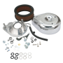 S&S Cycle 17-0404 93-99 BT/91-03 Sportster Models Teardrop Air Cleaner Kit for S&S Super E/G Carb