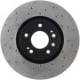 Stoptech 128.46064R 03-06 Mitsubishi Lancer Evo AWD Drilled Right Front Rotor