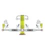 Skyjacker 9204 2007-2017 Jeep Wrangler JK/JKU 9000 Dual Steering Stabilizer Kit