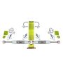 Skyjacker 9206 2007-2017 Jeep Wrangler JK/JKU 9000 Dual Steering Stabilizer Kit