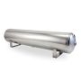 Air Lift 12955 4 Gal Alum Tank - (2) 1/4in (2) 3/8in End & 1/4in Drain - 30in L X 6in D - Polished