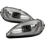 SPYDER 5087942 High-Power LED Module (High Beam And Low Beam) Equipped Headlights - Chrome