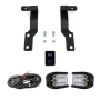 Cali Raised LED CR2899 Cali Raised 05-15 Toyota Tacoma Low Prof Ditch Light Brackets Kit W/Cannon Pods No Switch