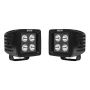 Westin HyperQ LED Auxiliary Lights 3in x 3in cube 20w Flood - Black