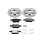 PowerStop KOE5310 OE Stock Replacement Low-Dust Ceramic Brake Pad and Rotor Kit