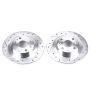 PowerStop JBR570XPR PowerStop Evolution Performance Drilled, Slotted & Plated Brake Rotor Pair