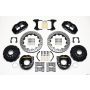 Wilwood 140-9215-D Narrow Superlite 4R Rear P-Brk Kit 12.88in Drilled Chevy 12 Bolt-Spec 3.15in Brng
