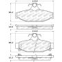 Stoptech 309.04130 Performance Brake Pads