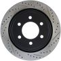 Stoptech 127.65135L Slotted & Drilled Sport Brake Rotor