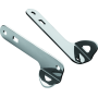 Kuryakyn 949 Custom Teardrop Tie-Down Brackets 14-Up Touring Chrome